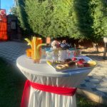 Şık Açılış Organizasyonu: Kırmızı Halı, Balon Süsleme, Kokteyl Masaları ve 50 Kişilik İkram 29.000 TL