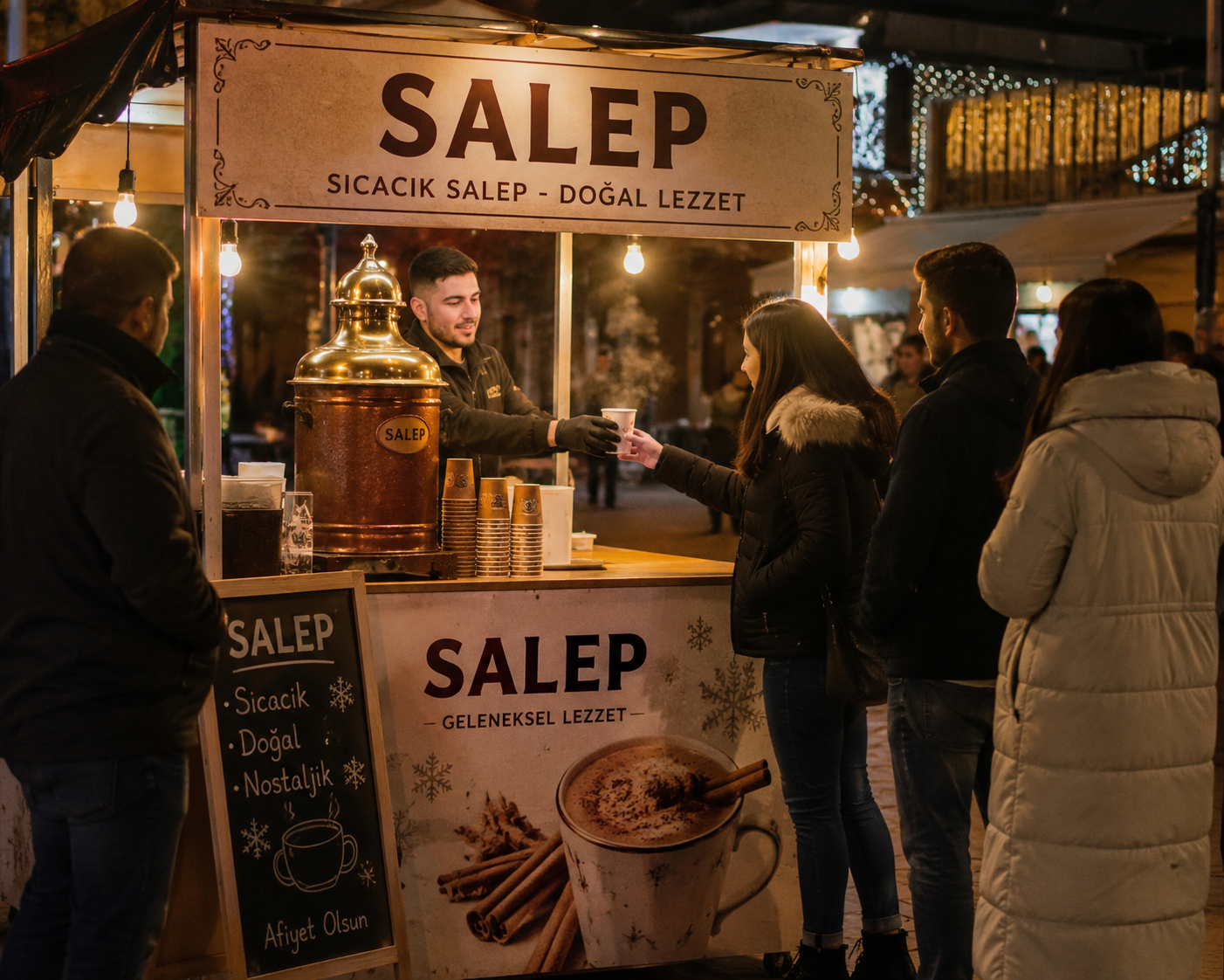 Salep Standı Kiralama Kampanyası: Organizasyonlara Özel 25.000 TL + KDV Sıcak İkram Hizmeti