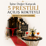 Şıklığıyla Konuşulacak Kokteyl Organizasyonu | 6 Kampanya ile Hemen Planla