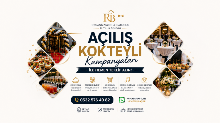 Açılış Kokteyli Kampanyaları ile Hemen Teklif Alın