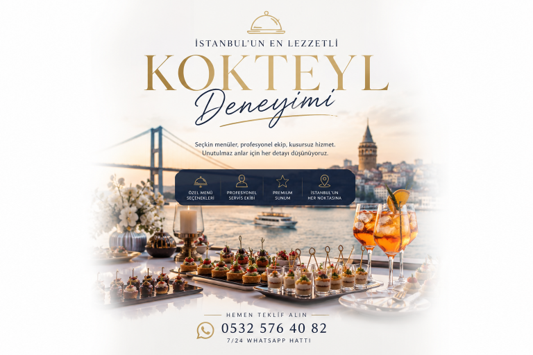 İstanbul Catering Kokteyl Fiyatlarını Öğrenin | Hemen Teklif Alın