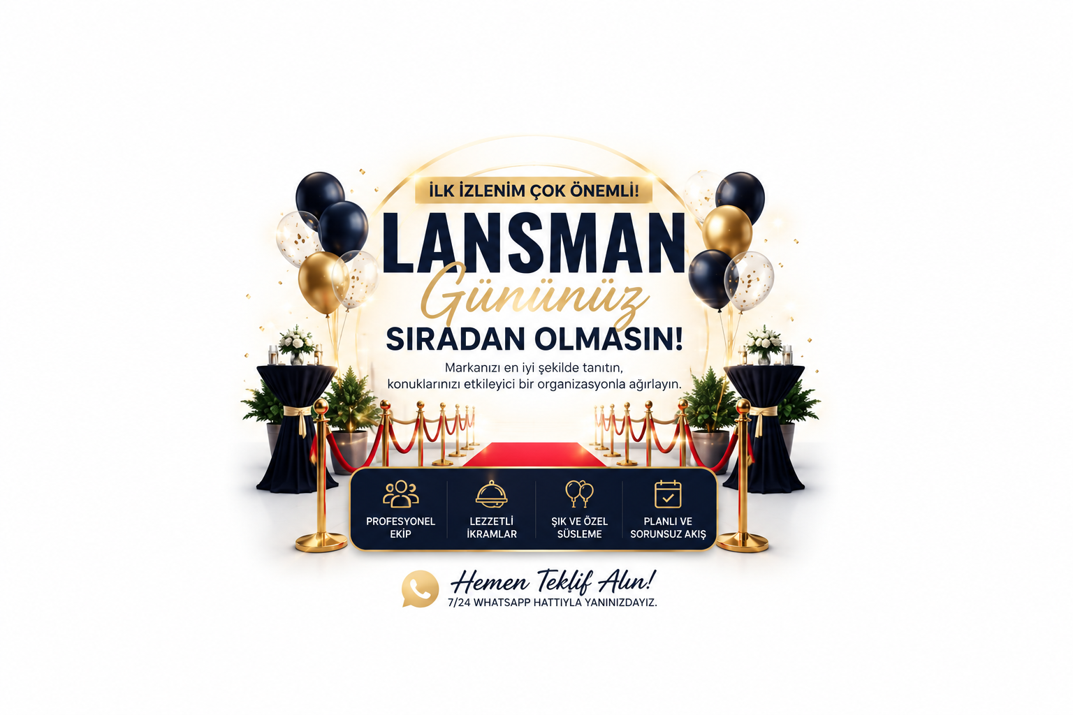 Lansman Organizasyonunu Baştan Sona Düzgün Planlayalım, Siz Rahat Edin